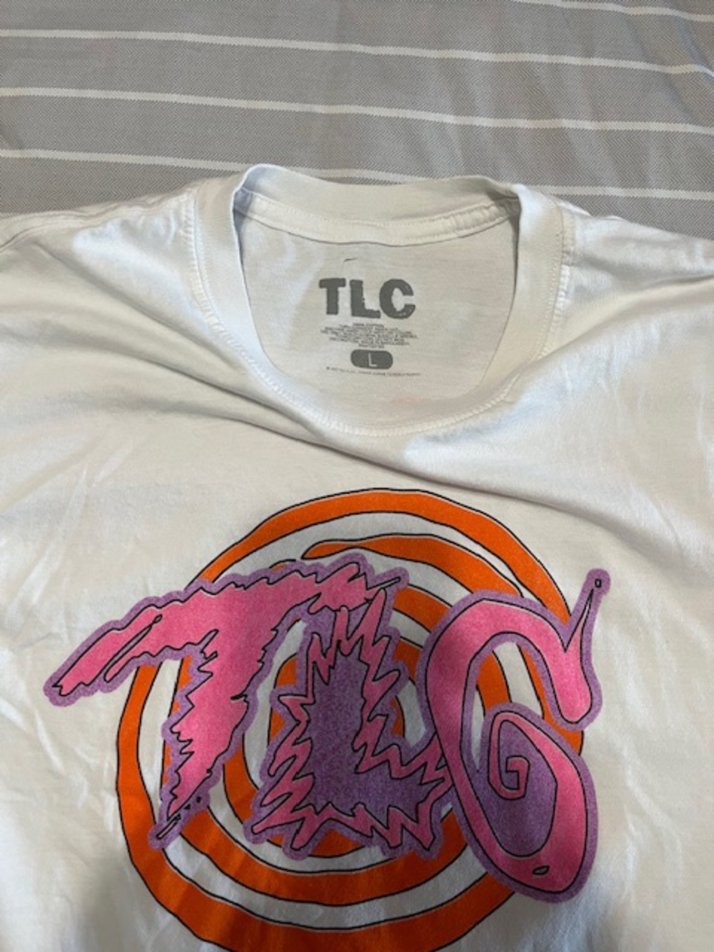 Y2K TLC White Tee Shirt NO SCRUBS NO SCRUBS vintage